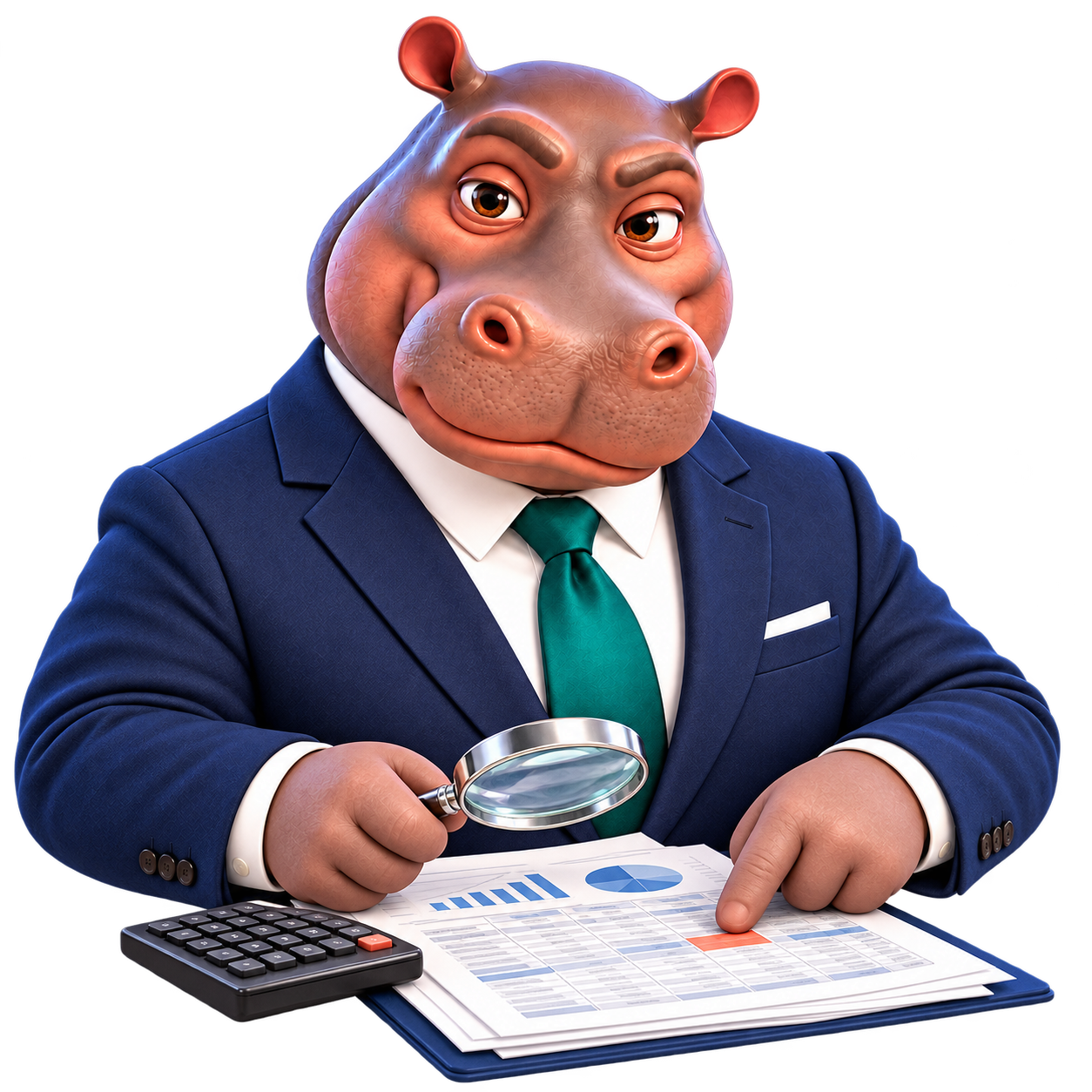HIPPO с лупой проверяет расчёты